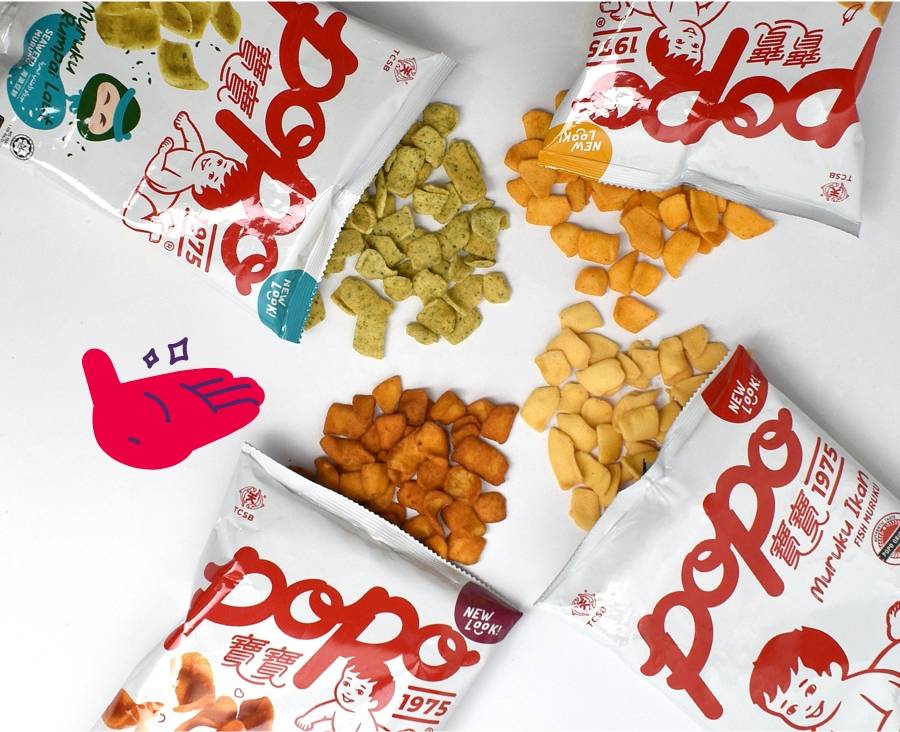 POPO Sweet & Spicy Fish Muruku 12g x 24 Packets